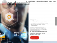 diw-institut.de Webseite Vorschau