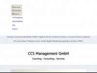 ccs-management.de Webseite Vorschau