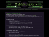 zandronum.com Webseite Vorschau
