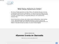 wild-swiss-adventure.ch Webseite Vorschau