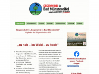 gegenwind-badmuenstereifel.de Webseite Vorschau
