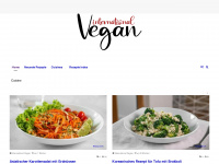 international-vegan.de Webseite Vorschau