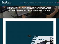 schallware-ultrasound-simulator.de Webseite Vorschau