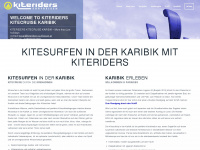 kitesurfen-karibik.at Webseite Vorschau