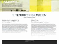kitesurfen-brasilien.at Webseite Vorschau
