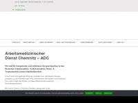 arbeitsmedizinischer-dienst-chemnitz.de Webseite Vorschau