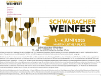 weinfest-schwabach.de Webseite Vorschau