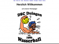 wasserball-duingen.de Webseite Vorschau
