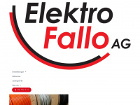 elektrofallo.ch Webseite Vorschau