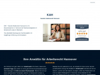 rechtsanwalt-arbeitsrecht-hannover.de Webseite Vorschau
