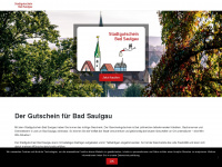 stadtgutschein-bad-saulgau.de Webseite Vorschau