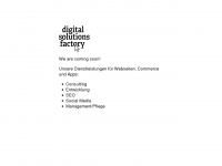digital-solutions-factory.de Webseite Vorschau