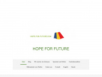 hope-for-future.com Webseite Vorschau