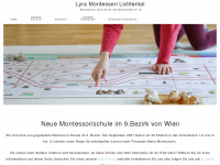 lyra-montessori.at Webseite Vorschau