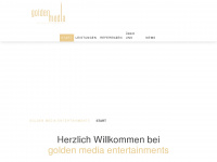 goldenmediaentertainments.de Webseite Vorschau