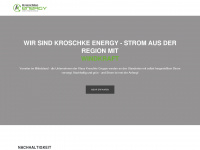kroschke-energy.de Webseite Vorschau