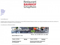 rest-bahnhof-schuepfheim.ch Webseite Vorschau