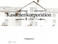 kasernenkorporation.ch Webseite Vorschau