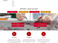advitex.info Webseite Vorschau