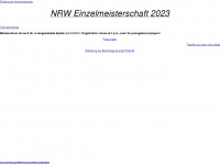 nrw-einzelmeisterschaft.de Webseite Vorschau