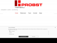 probst-tiefbau.ch Webseite Vorschau