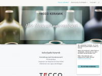 tecco-keramik.de Webseite Vorschau