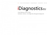 idiagnostics.eu Webseite Vorschau
