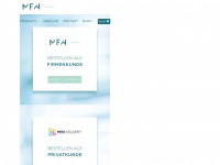 mfw-medical.at Webseite Vorschau