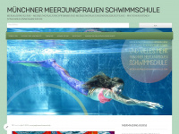 meerjungfrauenschwimmschule.com Webseite Vorschau
