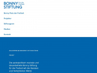bonny-stiftung.ch Webseite Vorschau