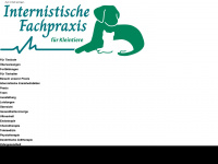 internistische-tierarztpraxis.de Webseite Vorschau