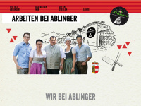 arbeitenbeiablinger.co.at Webseite Vorschau