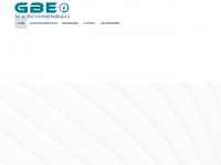 gbe-maschinenbau.de Webseite Vorschau