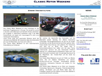 classic-motor-weekend.de Webseite Vorschau