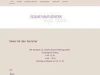 blumenhand-werk.ch Webseite Vorschau