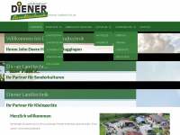 diener-landtechnik.de Webseite Vorschau