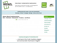 dieter-wenzl.de Webseite Vorschau