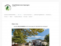 digelfeldschule.de Webseite Vorschau
