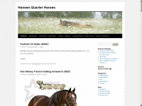 hansenhorses.de Webseite Vorschau