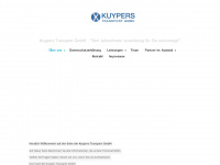 kuypers-transport.de Webseite Vorschau
