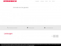 striebich.de Webseite Vorschau