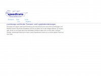 speedtrans.com Webseite Vorschau