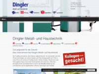 dingler.com Webseite Vorschau