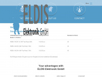 eldis-elektronik.de Webseite Vorschau