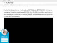 divus.eu Webseite Vorschau