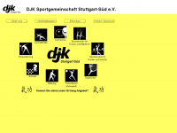 djk-stuttgart-sued.de Webseite Vorschau