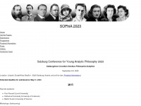 sophia-conference.org Webseite Vorschau