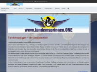 tandemspringen.one Webseite Vorschau