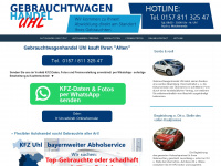 gebrauchtwagenhandel-uhl.com Webseite Vorschau