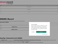 dmarc-record.de Webseite Vorschau